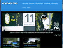 Tablet Screenshot of goodgolfing.com.hk